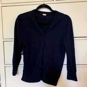 JCrew Factory Jackie Cardigan (navy)